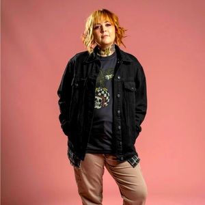 Girrlscout Stevie Black Denim Flannel Lined Jacket